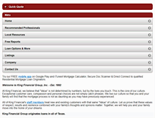 Tablet Screenshot of kingfg.com